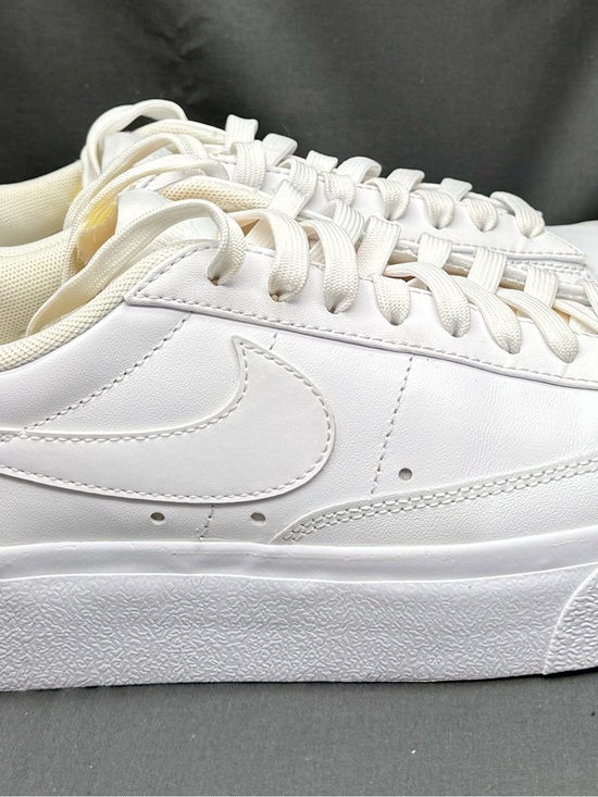 Nike Shoes - Nike Blazer Low LE  women sneakers triple white leather